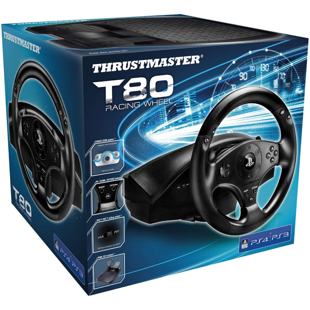 Thrustmaster T80 Racing Wheel with Pedals